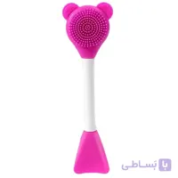 براش مخصوص ماسک و ماساژ سیلیکونی دوطرفه پرزدار