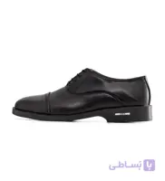 کفش رسمی مردانه چرم مصنوعی بنددار مشکی مدل 48275