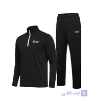 ست بلوز و شلوار مردانه نرمال طرح دار اسپان مشکی مدل 49383