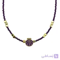 گردنبند زنانه مهره ای تابستانی مدل صدف کد N5259