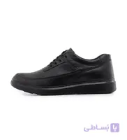 کفش روزمره مردانه چرم مصنوعی مشکی مدل 48882
