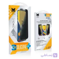 محافظ صفحه نمایش شفاف آیفون شیبا مدل سیلیکون پلاس