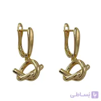 گوشواره زنانه ژوپینگ مدل گره ای کد E6495