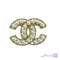 گل سینه زنانه مدل شنل مروارید G4203