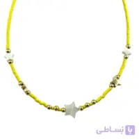 گردنبند زنانه مهره ای تابستانی مدل ستاره کد N5268