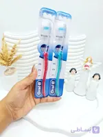 مسواک با کیفیت برس سفید براق برند Oral-B کد 2504