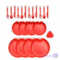 ست ظروف چهارنفره لایف کمپ 21 تکه