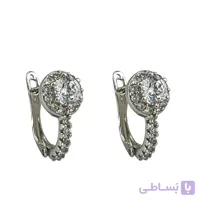 گوشواره زنانه ژوپینگ  مدل نگین دار کد E6376