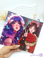 پالت همه کاره سایه طرح دختر زیبا برند ROMANTIC BIRD کد 8184