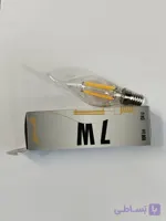 لامپ اشکی فیلامنتی 7 وات LED برند لامپ نور E14 نور آفتابی