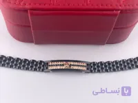دستبند رولکس مردانه لوگوی رولکس دورنگ