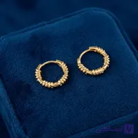 گوشواره حلقه‌ای ژوپینگ مدل Rope Twist