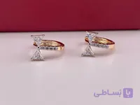 گوشواره طرح پاپیون ژوپینگ