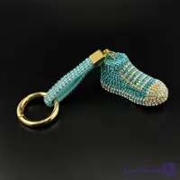 جاکلیدی و آویز کیف کفش آبی