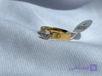 انگشتر تک نگین طلایی کارتیر