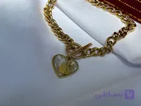 دستبند تیفانی صدفی رنگ استیل