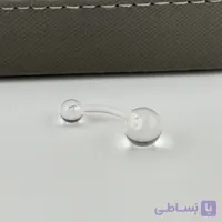 پیرسینگ ناف پلاستیکی شفاف