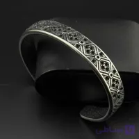 دستبند مردانه طرح هندسی (اسلیمی)