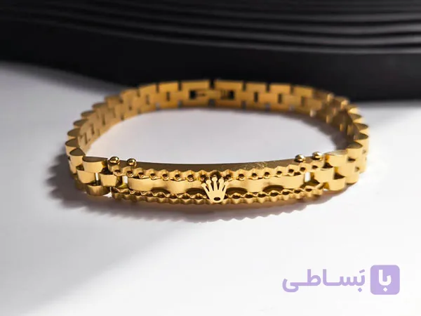 دستبند رولکس طلایی