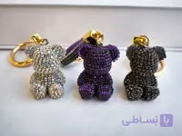 جاکلیدی نگینی خرس دخترانه کد 10815