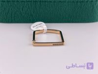 انگشتر طرح مینیمال خطی