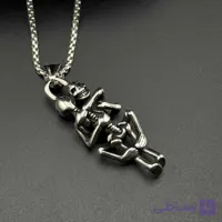 گردنبند خاص طرح دو اسکلت (عشق ابدی)