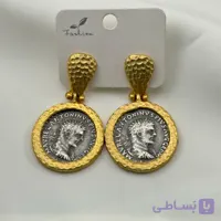 گوشواره مدل سکه طلایی