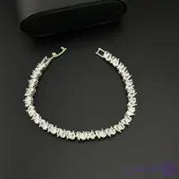 دستبند تنیس جواهری طرح اشک (Pear Cut)