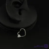 پیرسینگ کارتیلیج طرح قلب نگینی