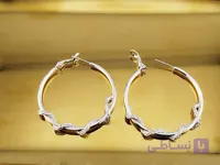 گوشواره حلقه ای مینیمال دخترانه
