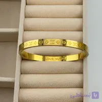 دستبند بنگل طرح لویی ویتون (LV)