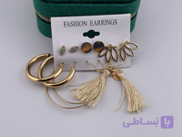 پک گوشواره مینیمال شش عددی
