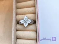 انگشتر سفید زنانه فری سایز