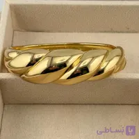 خرید دستبند طلایی مدل پیچ‌دار