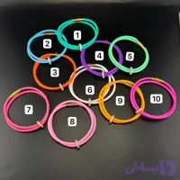 دستبند سیلیکونی رنگی دخترانه با قفل آهنربایی