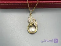 گردنبند مرواریدی طلایی