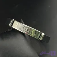 دستبند مردانه چرم سیلیکونی اسپرت طرح GUCCi