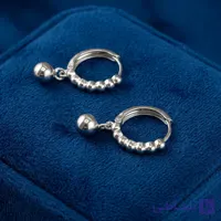 گوشواره حلقه‌ای مدل ساچمه‌ای