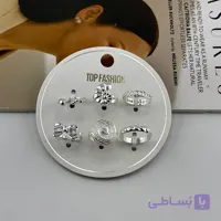 پک انگشتر نقره‌ای