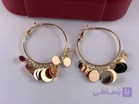 خرید گوشواره سکه حلقه ای