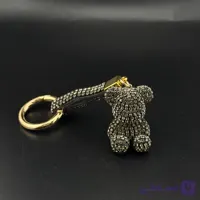 جاکلیدی و آویز کیف تدی رنگ نوک مدادی
