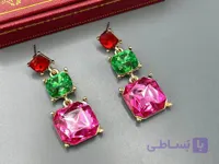 گوشواره کریستال رنگی خاص