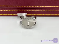 انگشتر قلب و کلید مینیمال