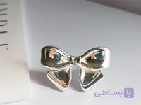 انگشتر پاپیون جدید نقره ای فری سایز
