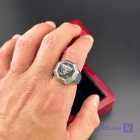 انگشتر مردانه طرح ورساچه با سر مدوسا