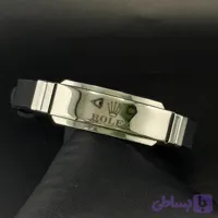 دستبند مردانه چرم سیلیکونی رولکس