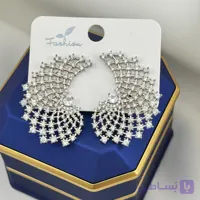 گوشواره مجلسی کریستالی لوکس