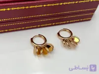 گوشواره حلقه ای ژوپینگ آویز سکه ای
