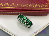 خرید انگشتر سبز زنانه