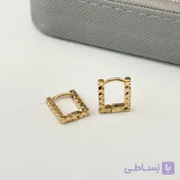 گوشواره ژوپینگ مستطیلی تراش دار